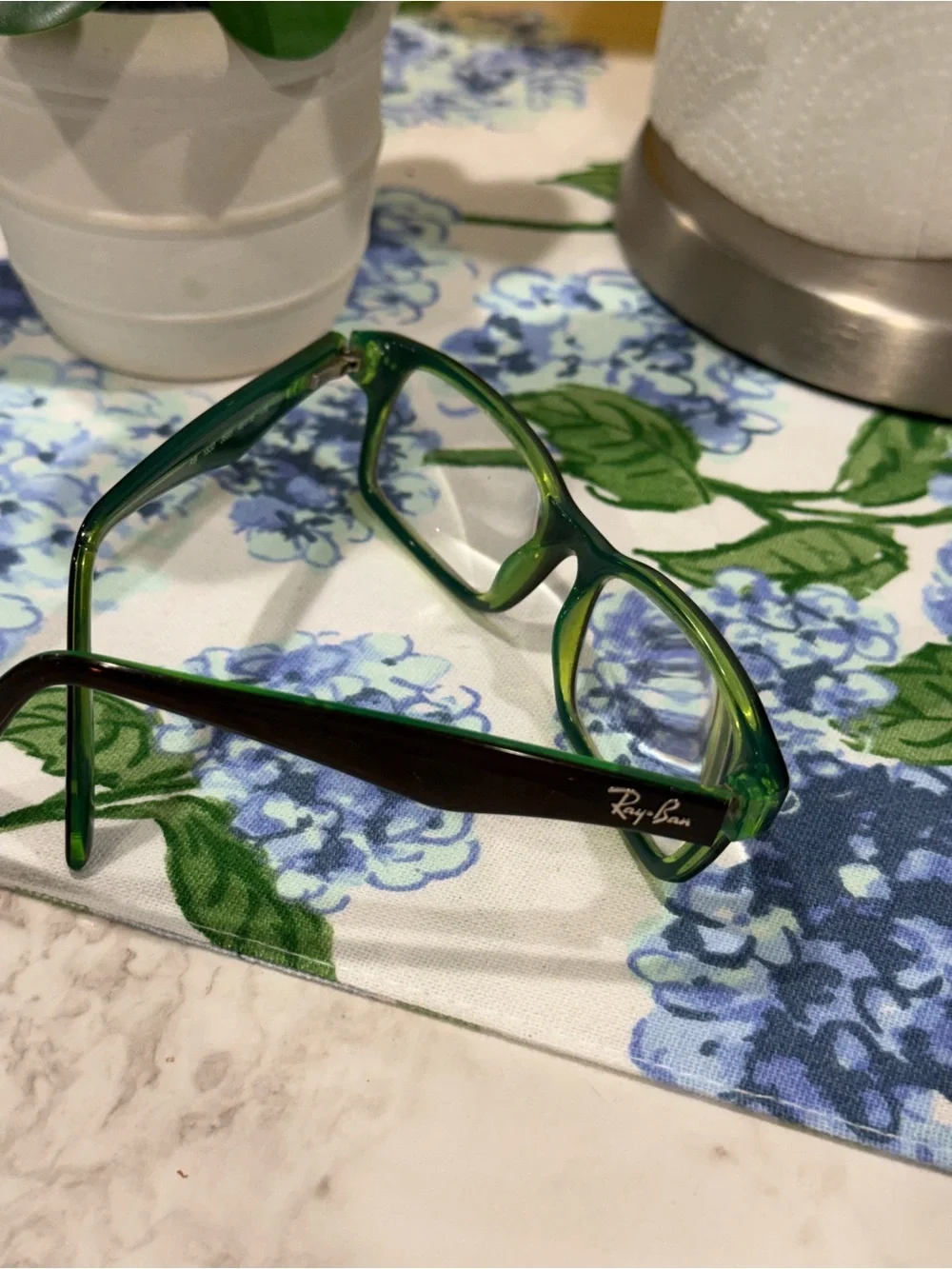 Ray-Ban RB3665 Eyeglass Frames Brown Green
